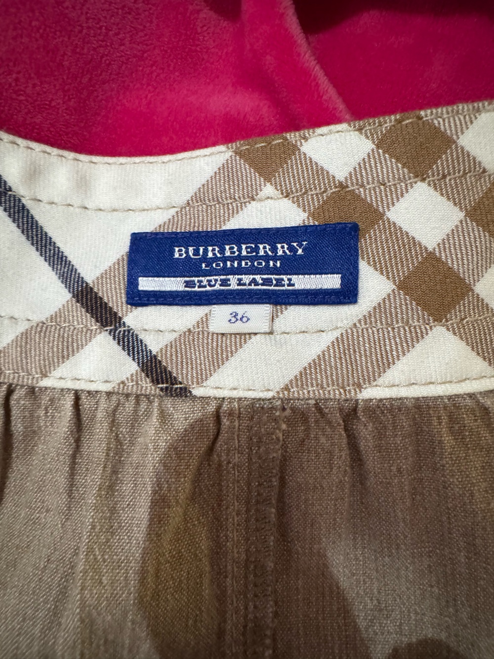 Burberry London Belted Utility Romper Size 36 Nova Check Design Jumpsuit - Picture 3 of 4